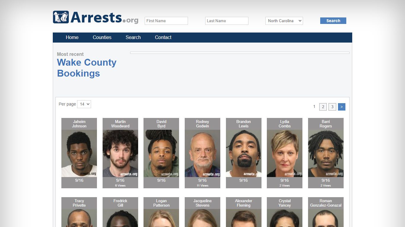 Wake County Arrests and Inmate Search